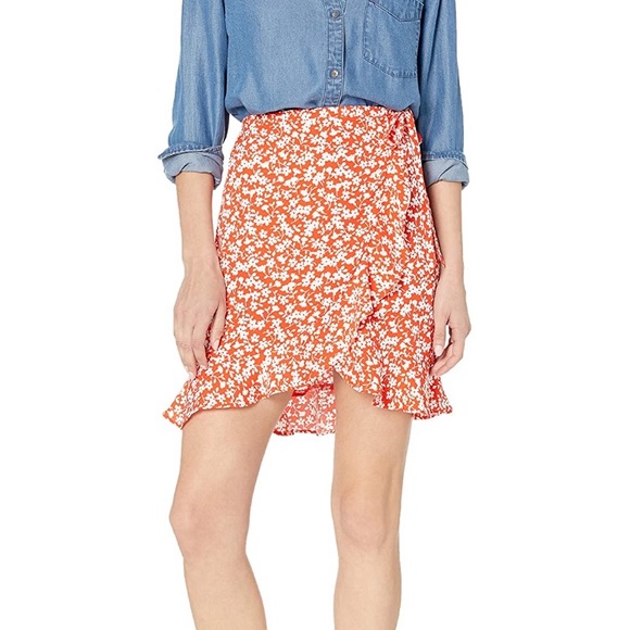 J. Crew Dresses & Skirts - J. Crew Mercantile NWT Floral Wrap Tie-Waist Skirt